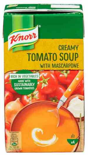 Prøv også Knorr tomatsuppe med mascarpone 1 l.