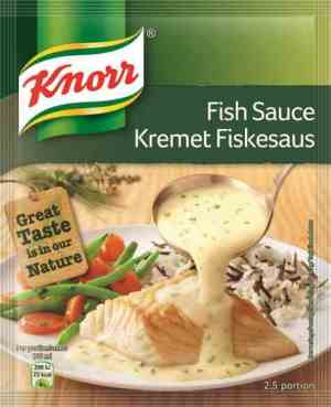 Prøv også Knorr kremet fiskesaus.