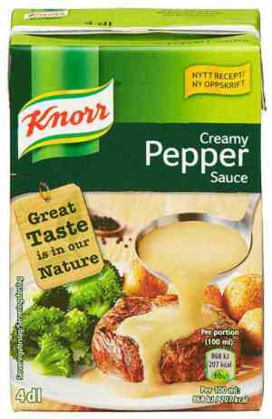 Prøv også Knorr kremet peppersaus 400 ml.