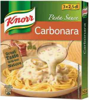 Prøv også Knorr pastasaus carbonara 3 pakke.