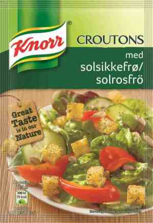 Prøv også Knorr krutonger.