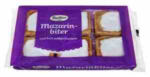 Prøv også Berthas mazarinbiter 6stk 280gr.