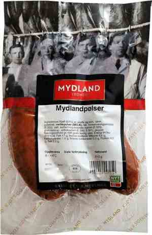 Prøv også Mydland mydlandpølse 610 gr.