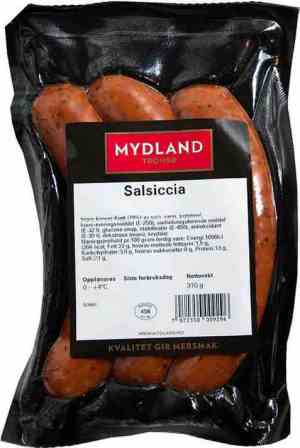 Prøv også Mydland salsiccia.