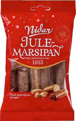 Prøv også Nidar julemarsipan småstenger 150 gr.