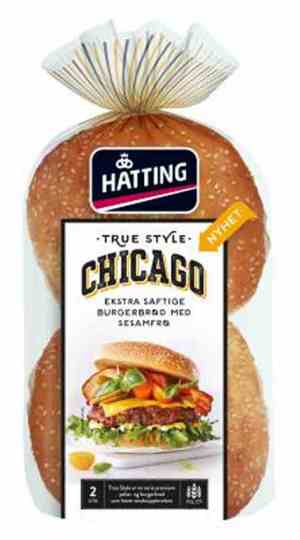 Prøv også Hatting True Style Chicago hamburgerbrød 2pk.