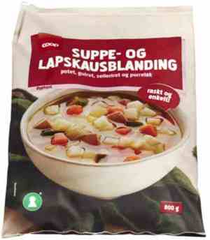 Prøv også Coop suppe og lapskausblanding.