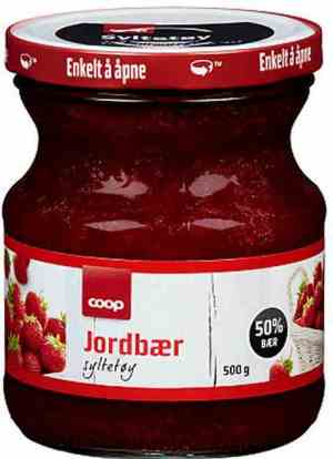 Prøv også Coop jordbærsyltetøy 500gr.