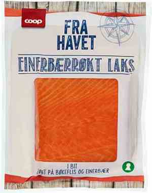 Prøv også Coop Einebærrøykt Laks bit 300g.
