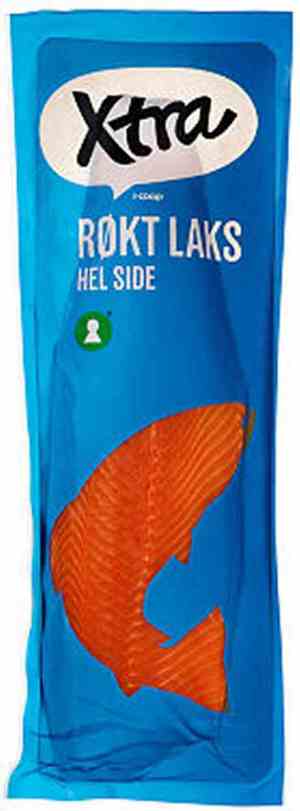 Prøv også Coop Xtra røkt laks hel side.