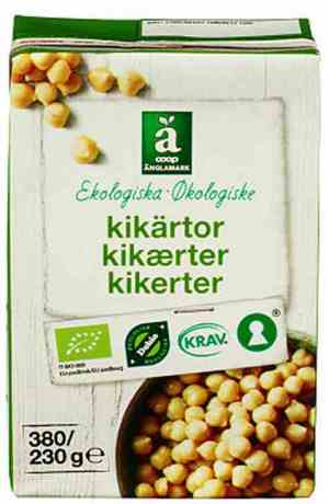 Prøv også Coop anglamark Økologiske kikerter.