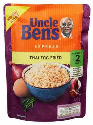Prøv også Uncle Bens express thai egg fried ris 250gr.