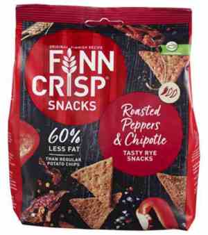 Prøv også Finn Crisp Knekkebrød Rye Snacks roasted peppers and chipotle.