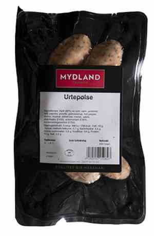 Prøv også Mydland urtepølse 200gr.