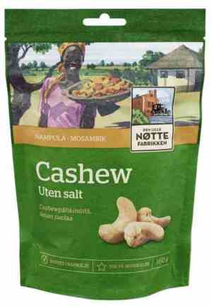 Prøv også Den Lille Nøttefabrikken cashew Mosambik 160gr.