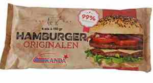 Prøv også Kanda hamburger original 4x130gr.