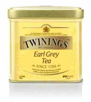 Prøv også Twinings Earl grey 200 gr metallboks.