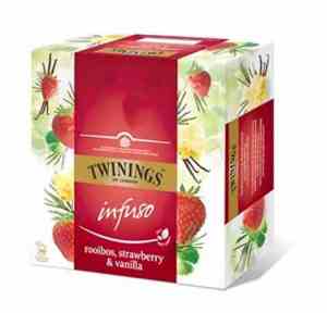 Prøv også Twinings Infuso Rooibos/Strawb./Vanilla 100 poser.