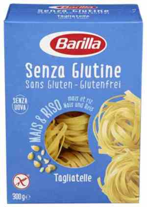 Prøv også Barilla tagliatelle glutenfri.