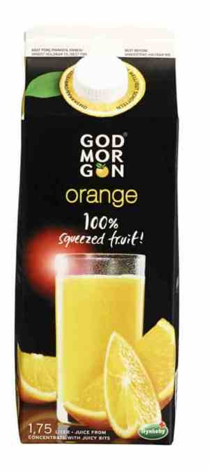 Prøv også Arla God Morgen appelsinjuice med fruktkjøtt 1,75 l.
