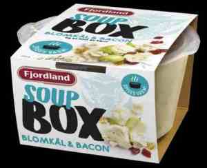 Prøv også Fjordland Soup box blomkål og bacon.