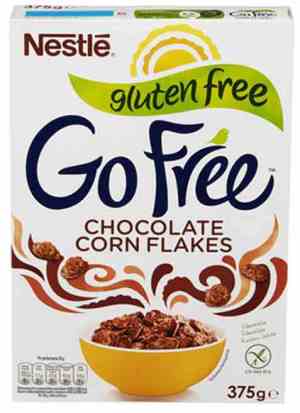Prøv også Nestle gofree choco cornflakes glutenfri.
