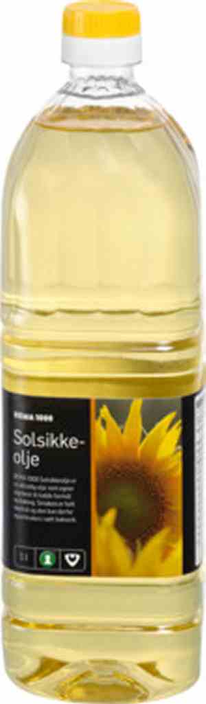 Prøv også Rema 1000 prima solsikkeolje 1liter.