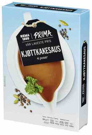 Prøv også Rema 1000 Prima Kjøttkakesaus 180gr.