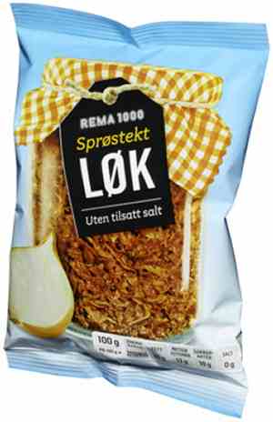 Prøv også Rema 1000 Sprøstekt løk 100g.