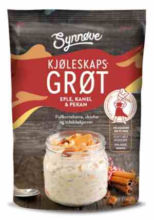 Prøv også Synnøve Kjøleskapsgrøt Eple, Kanel & Pekan.