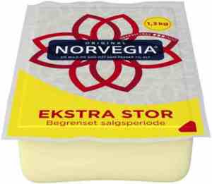 Prøv også Tine Norvegia original 1,3 kg.