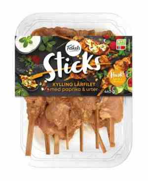 Prøv også Folkets Kylling Sticks Paprika&Urter 440g.