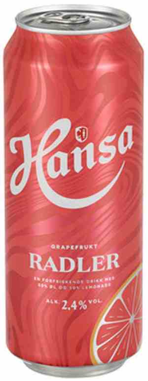 Prøv også Hansa Radler Grapefrukt.