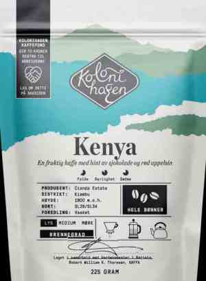 Prøv også Kolonihagen Hele kaffebønner fra Kenya.