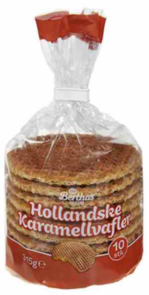Prøv også Berthas Karamellvafler 10pk 315g.