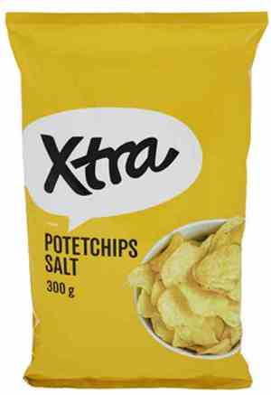Prøv også Coop Xtra Potetchips Salt 300g.