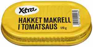 Prøv også Coop X-tra Makrell i Tomat 170g.