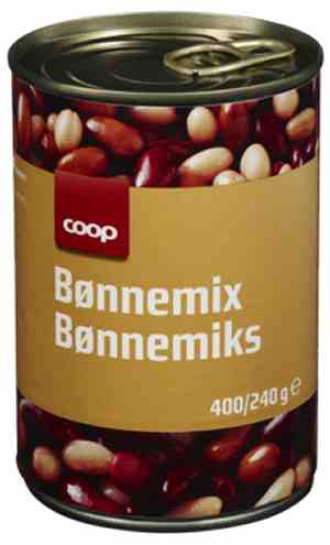 Prøv også Coop bønnemiks.