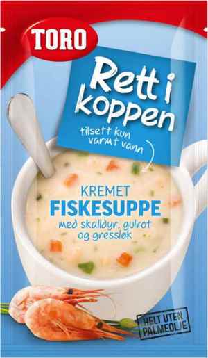 Prøv også Toro Rett i Koppen Kremet fiskesuppe med skalldyr.