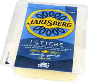 Prøv også Jarlsberg, gulost, lettere.