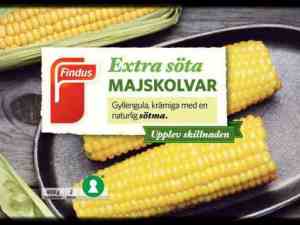 Prøv også Findus Maiskolber.