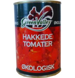 Bilde av Hakkede tomater, økologisk, Green Valley.