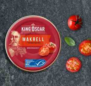 Prøv også King Oscar Grovrevet-Makrell i tomat.