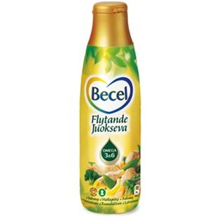 Prøv også Becel flytende margarin original.