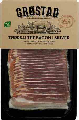 Prøv også Grøstadgris Tørrsaltet bacon i skiver.