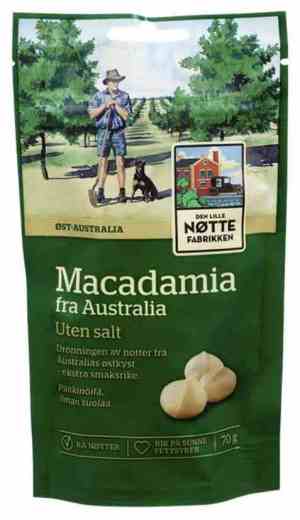 Prøv også Den Lille Nøttefabrikken macadamianøtter.