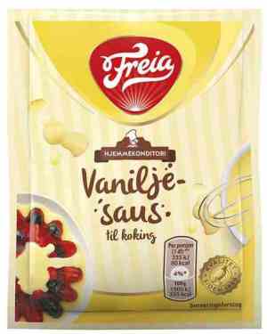 Prøv også Freia vaniljesaus pose til koking.