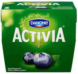 Prøv også Danone Activia yoghurt Blåbær.