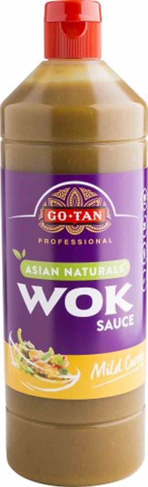 Bilde av Go-tan Asian Naturals Woksaus Mild Curry 1 liter.