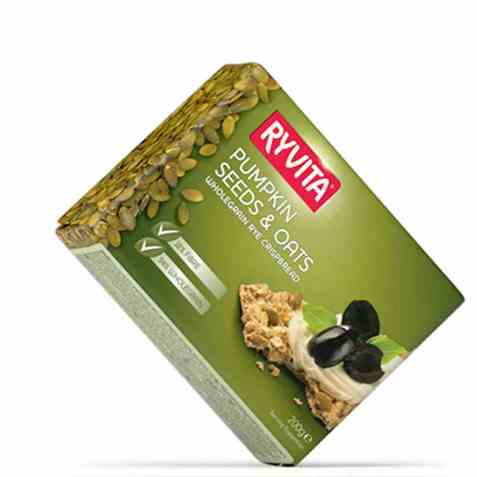 Bilde av Ryvita gresskarfrø.